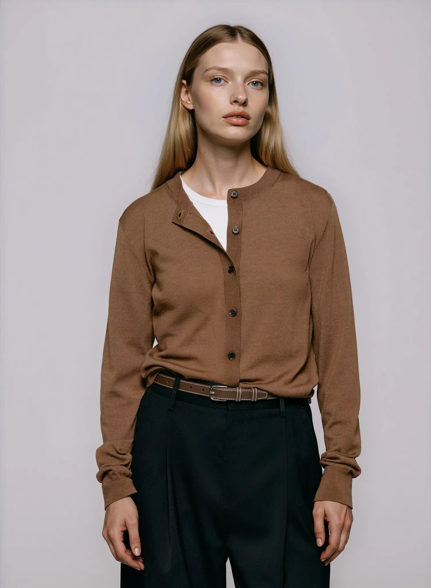 Lilja Cardigan Brown