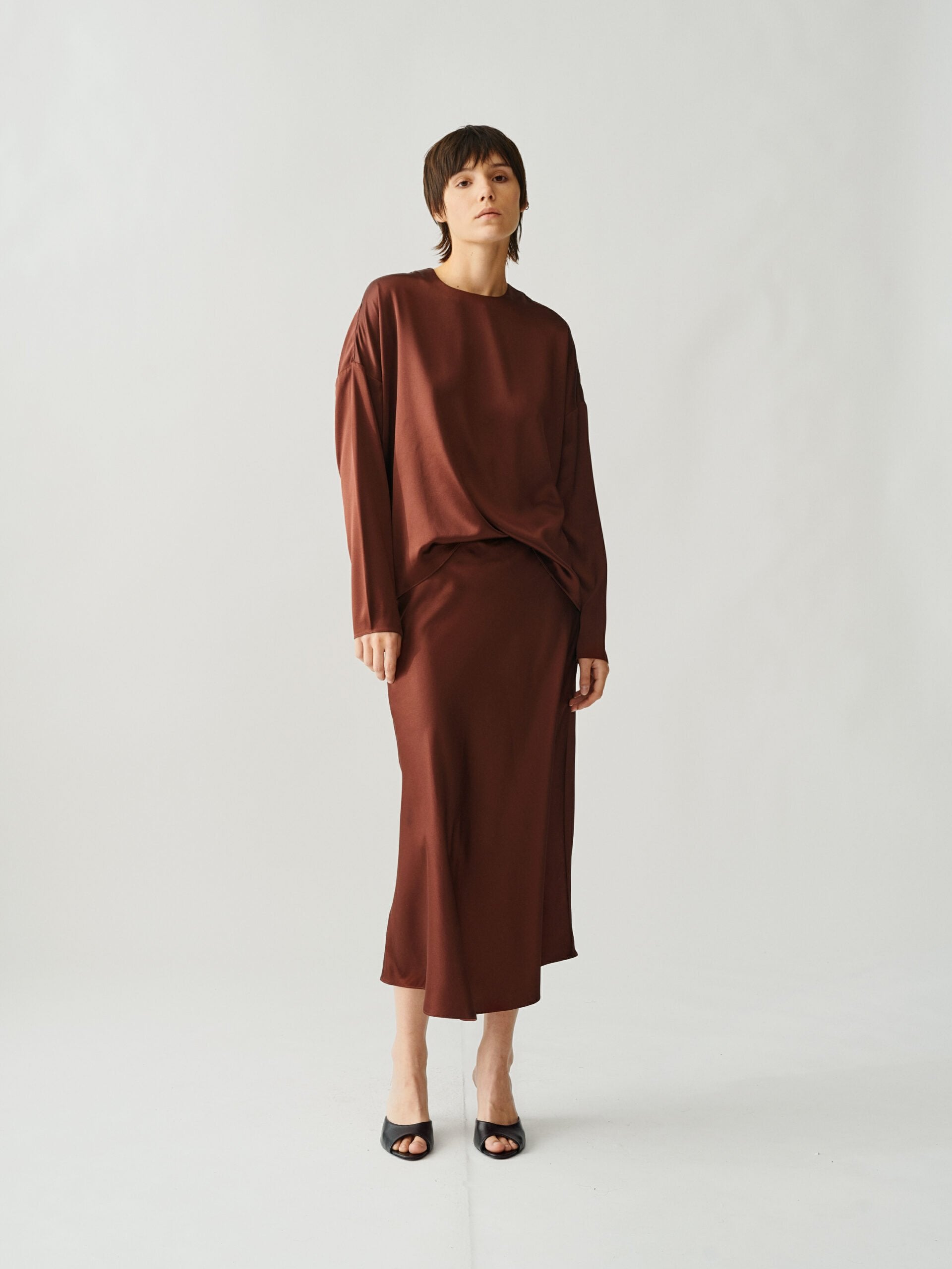 Lise Skirt Burgundy