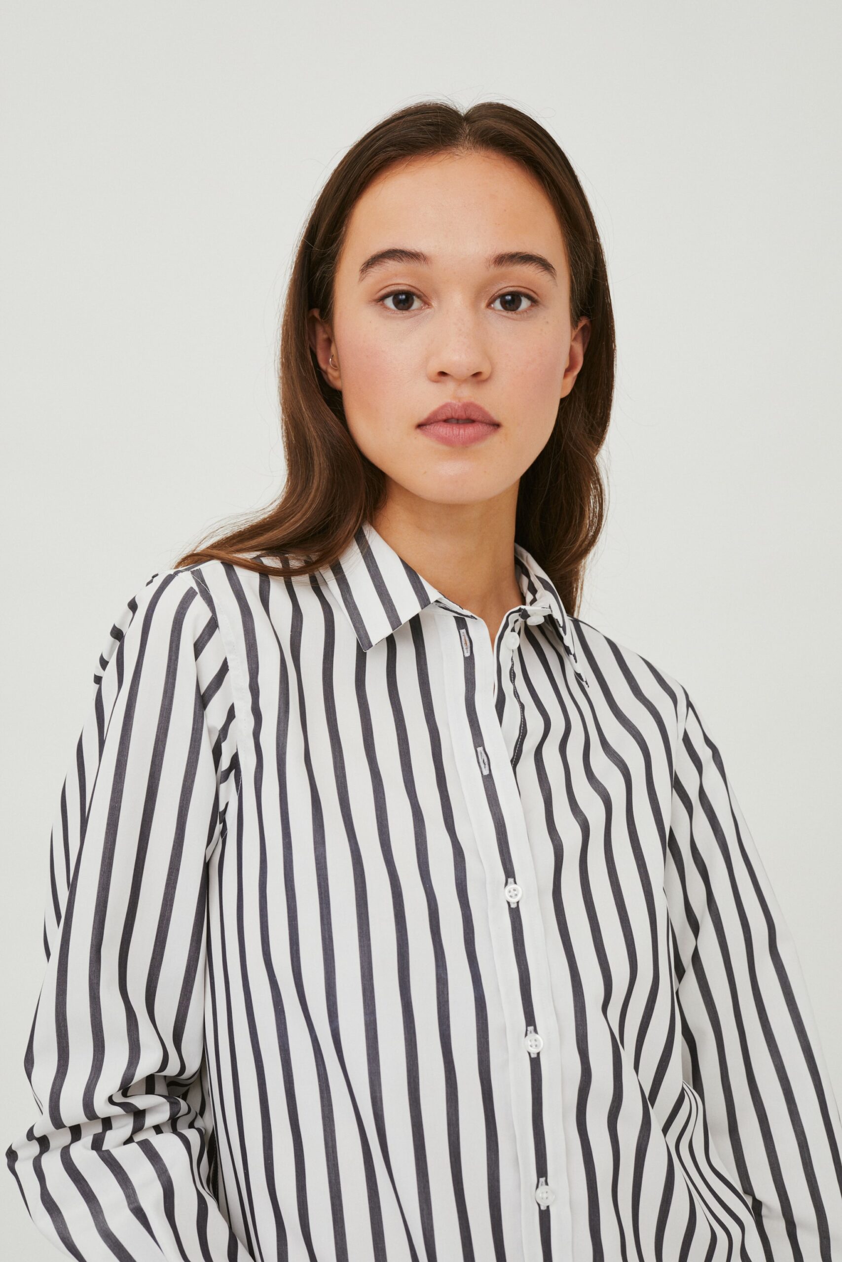 The Sofie Boyfriend Shirt Stripe - Julie Josephine Essentials