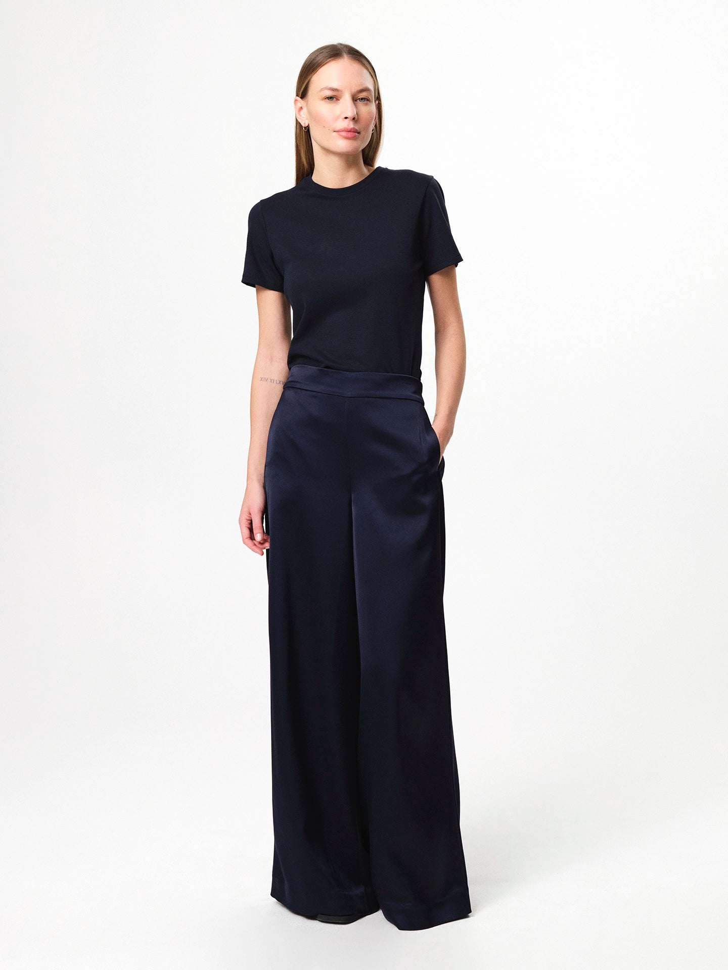 Celia Trousers Dark Navy