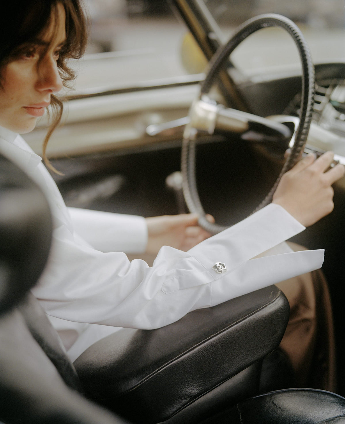 Silver Button Cover - JULIE JOSEPHINE X ANNIE BERNER
