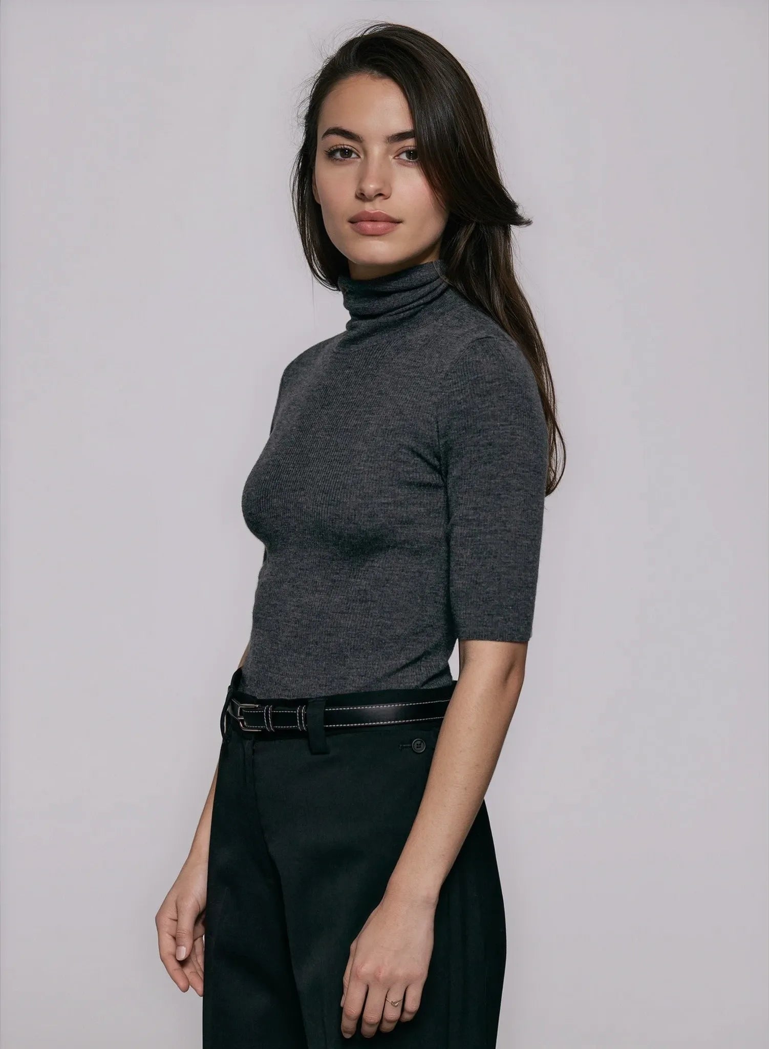 Kristin Top Dark Grey