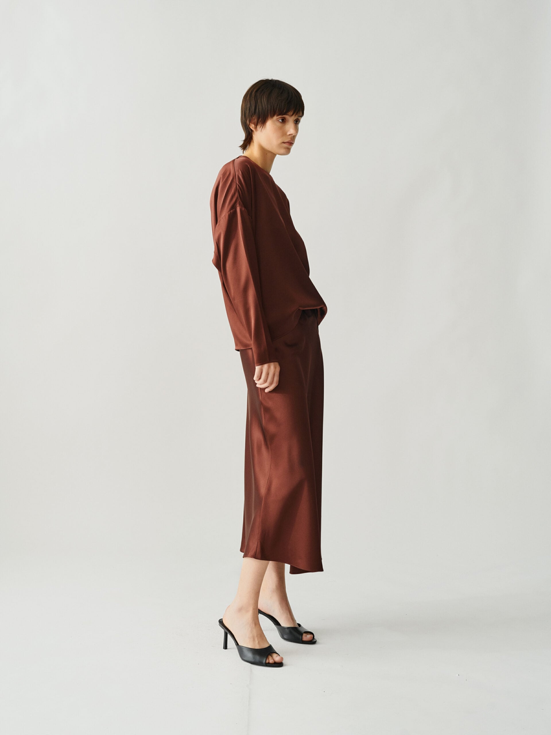 Lise Skirt Burgundy
